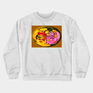 Flowers In A Bubble Crewneck Sweatshirt